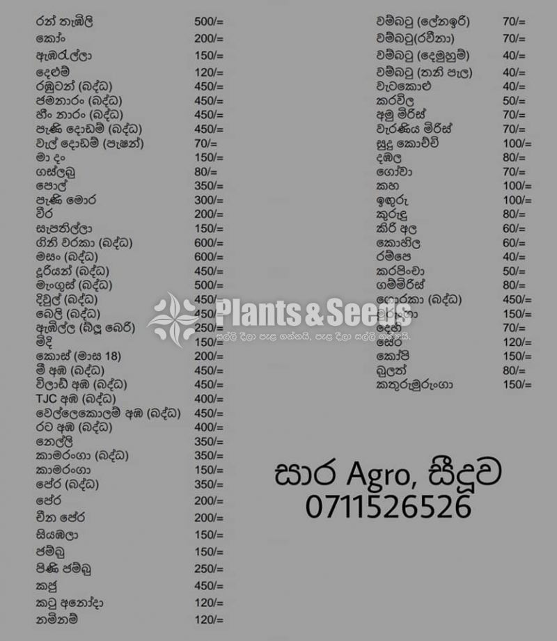 Fruit Plants 