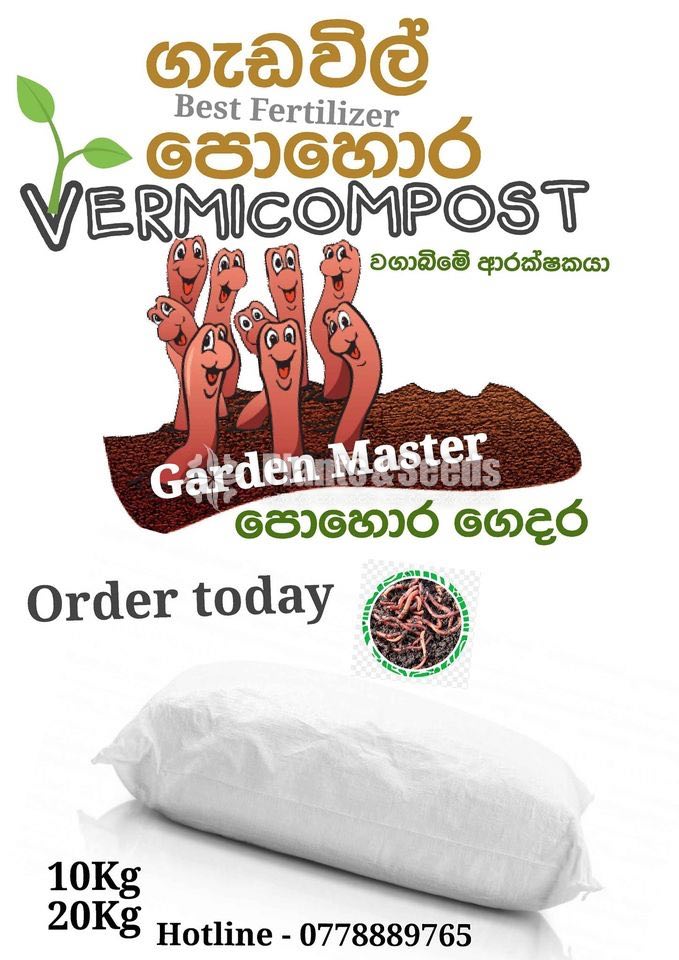 Vermicompost (ගැඩවිල් පොහොර )