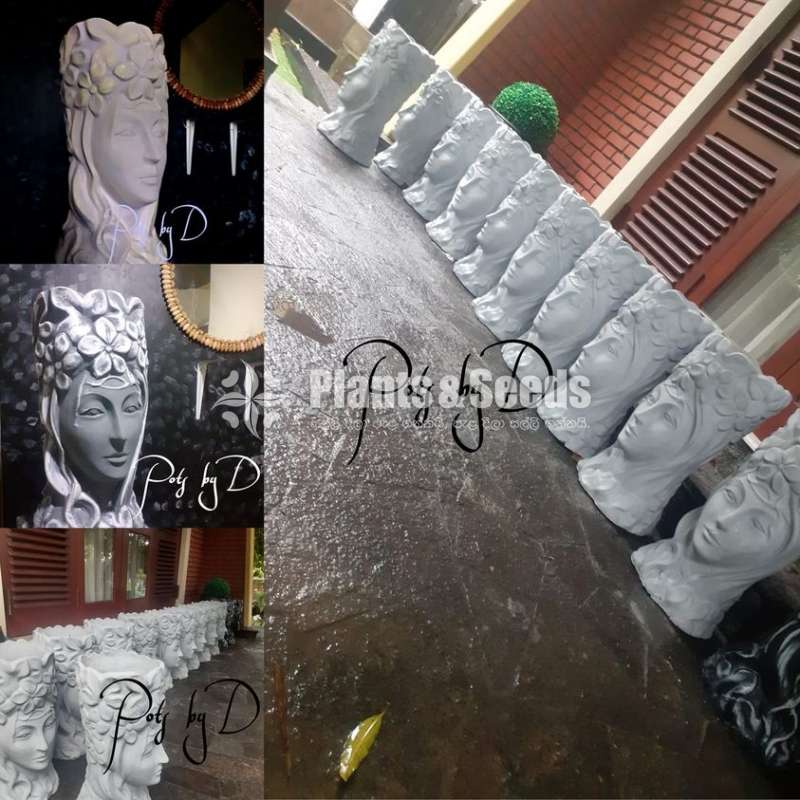 Queen face pot