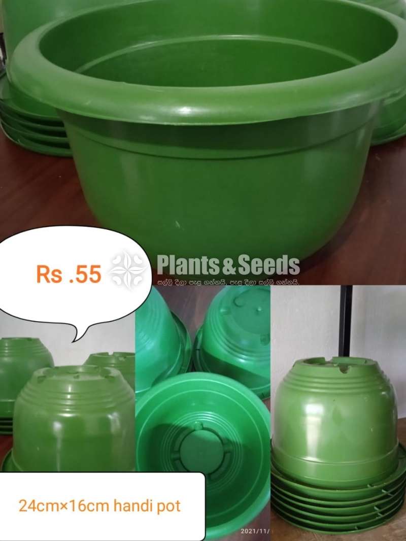 Plastic Pots (ප්ලාස්ටික් පොට්.)