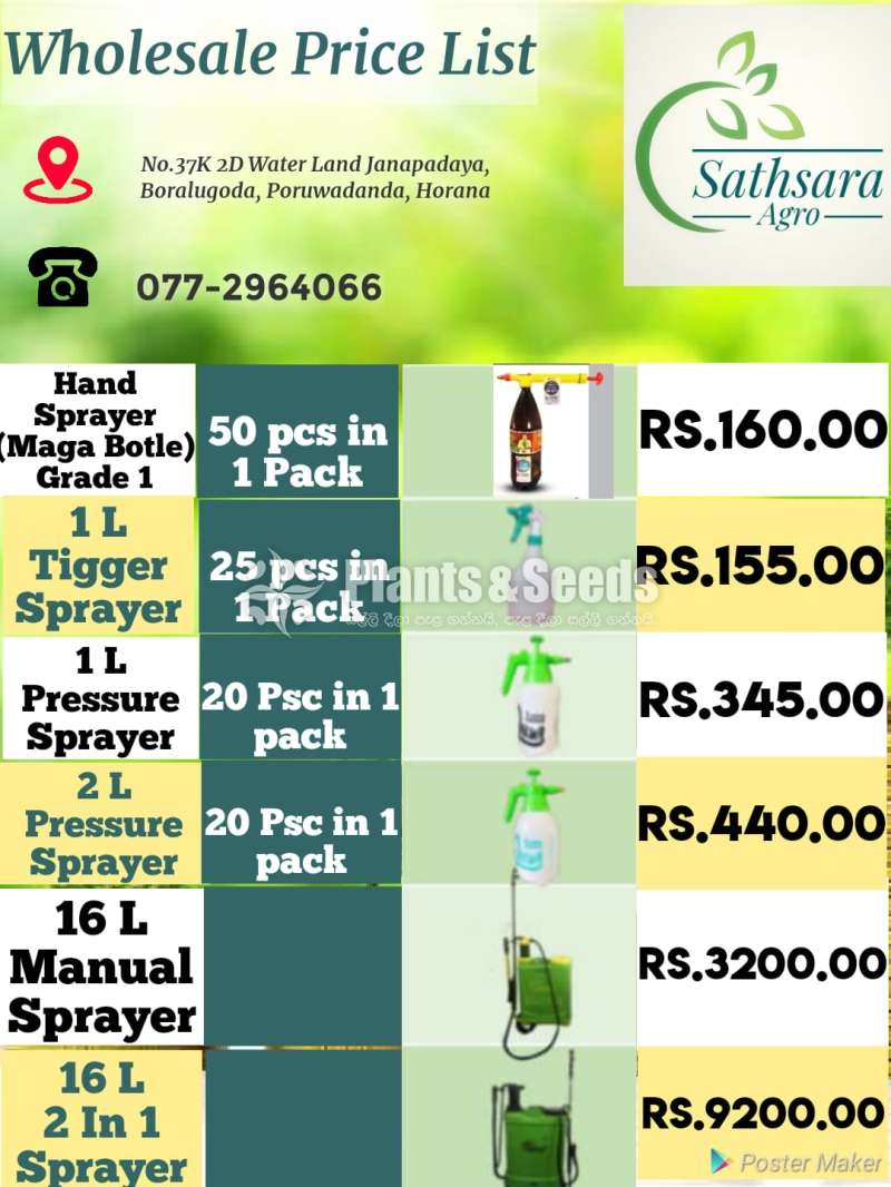 Spray Bottles -Whole Sale