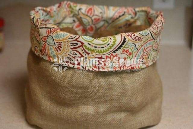 Fabric plant holders 
