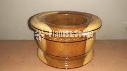 Wood Cactus Pots