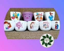 Decorative Cactus Pots(විසිතුරු මල් පැළ පොච්ච් )