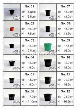 Plastic Pots for  Whole Sale and Retail