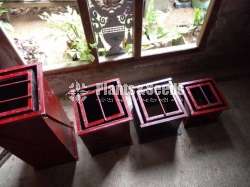 Square angle flower pot mold