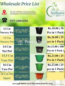 Whole sale Plastic Pots 