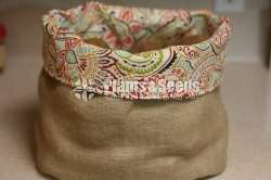 Fabric plant holders 